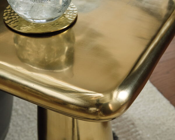 Dallenburg - Gold Finish - Accent Table - Image 3