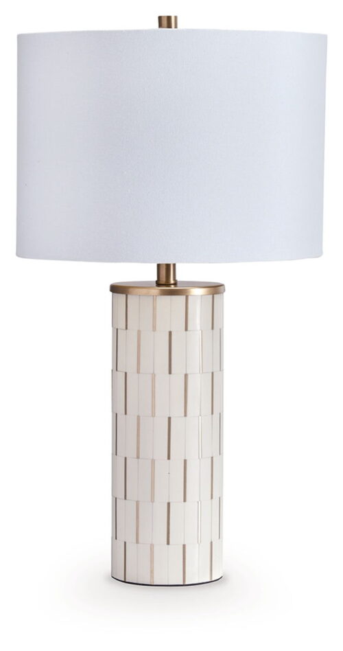 Faridworth - White / Gold Finish - Poly Table Lamp