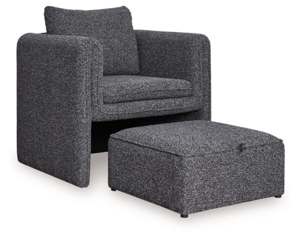 Vreni - Charcoal / Black - Accent Chair - Image 2