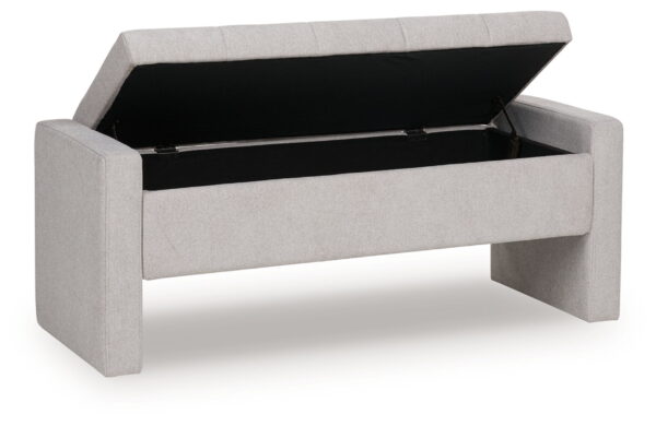 Akselman - Gray - Storage Bench - Image 2