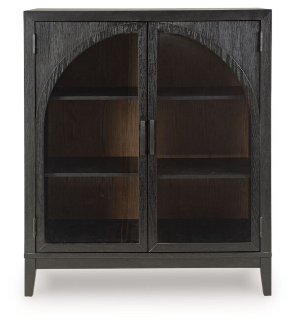 Armenleigh - Black / Brown - Bar Cabinet - Image 2