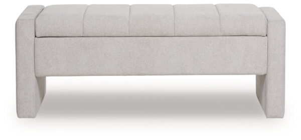 Akselman - Gray - Storage Bench - Image 3