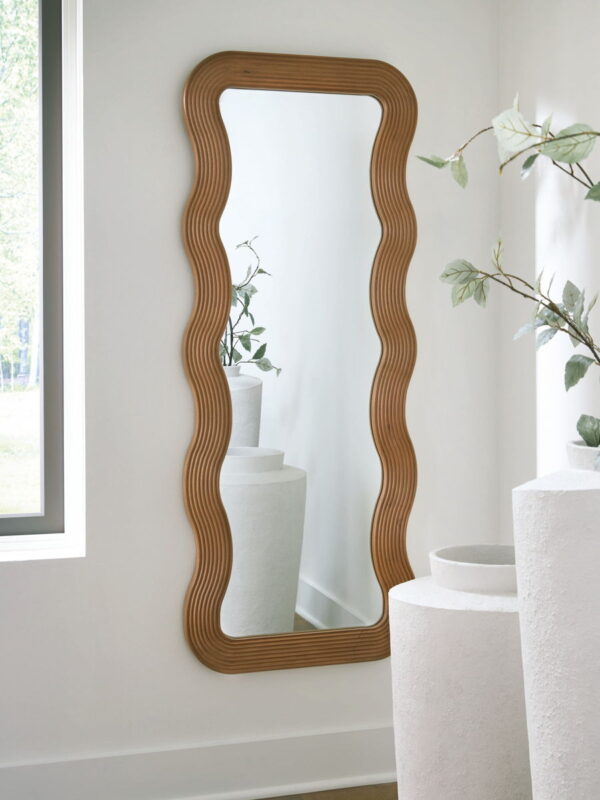 Ellisonville - Brown - Floor Mirror - Image 3