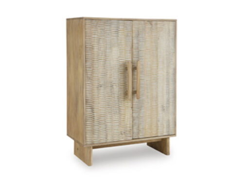 Dallinbury - Natural / White Wash - Accent Cabinet
