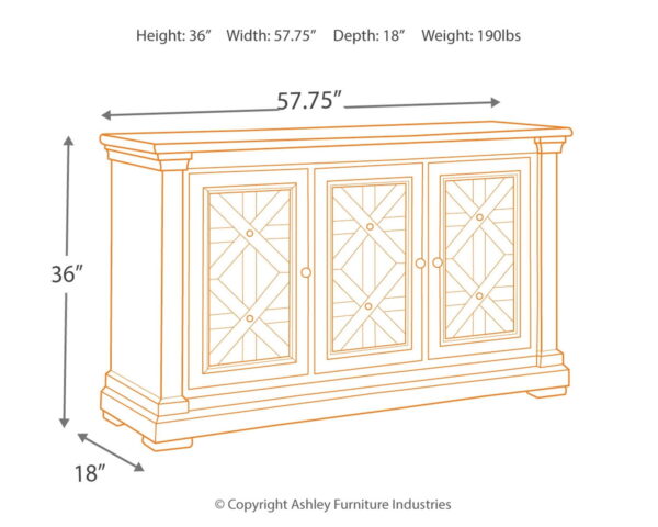 Bolanburg - Beige - Dining Room Server - Image 4