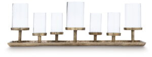 Wallmond - Antique Brass Finish - Candle Holder