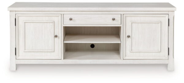Robbinsdale - Antique White - Extra Large TV Stand - Image 3