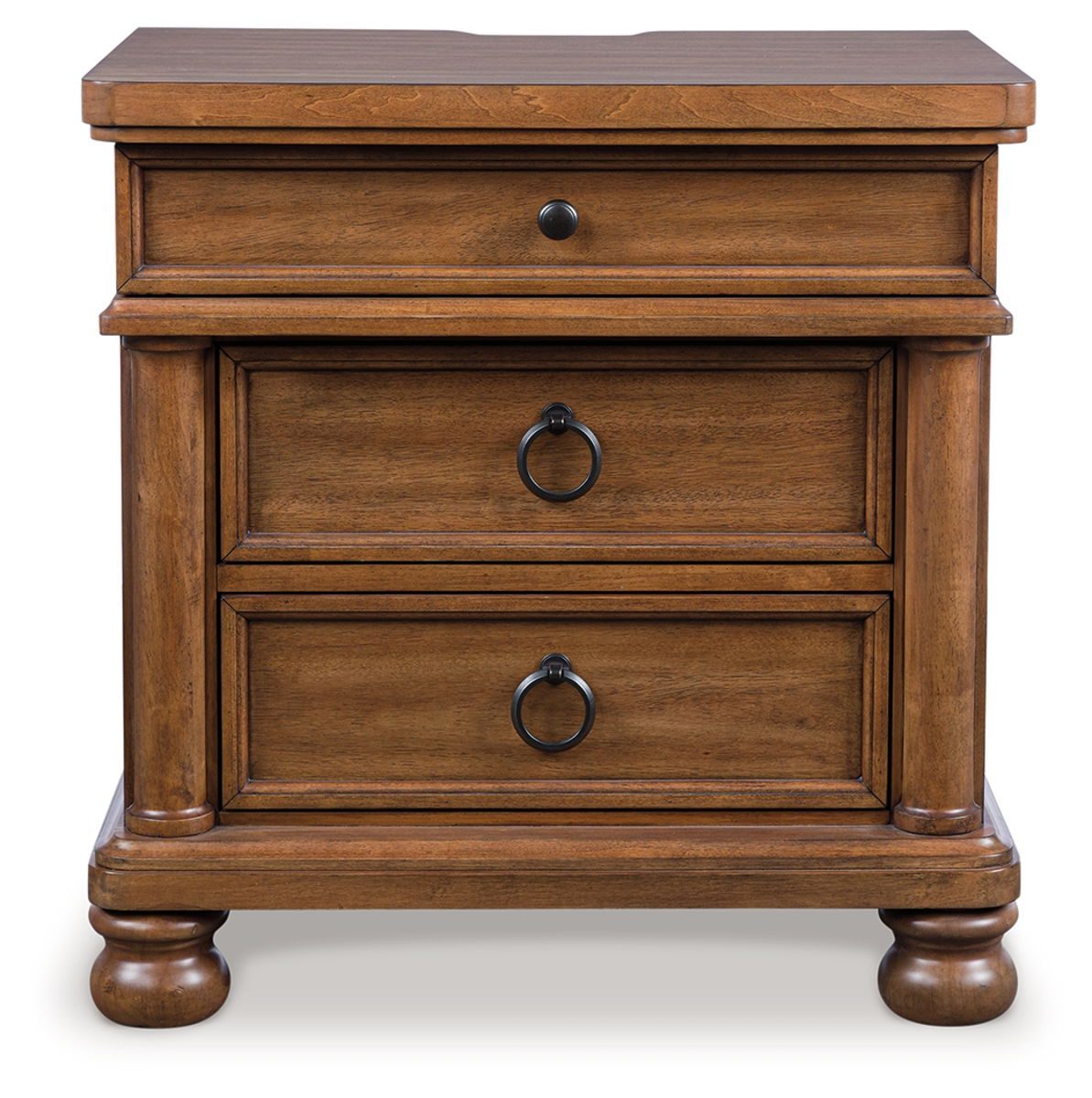 Rowlenstown - Three Drawer Night Stand - Image 2