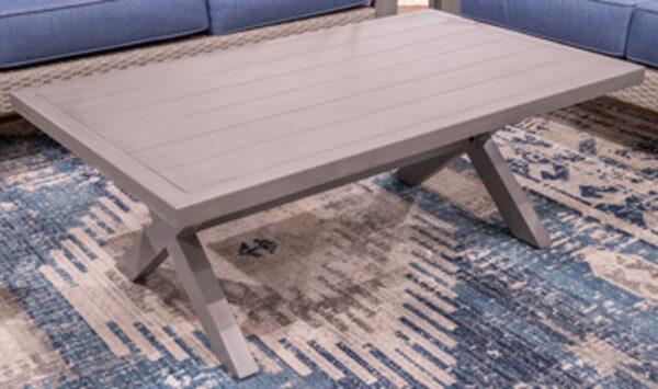 Half Moon Beach - Gray - Rectangular Cocktail Table