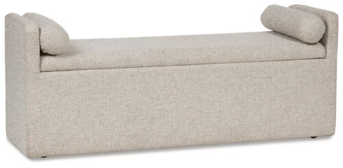 Galliden - Beige - Large Upholstered Dining Room Bench