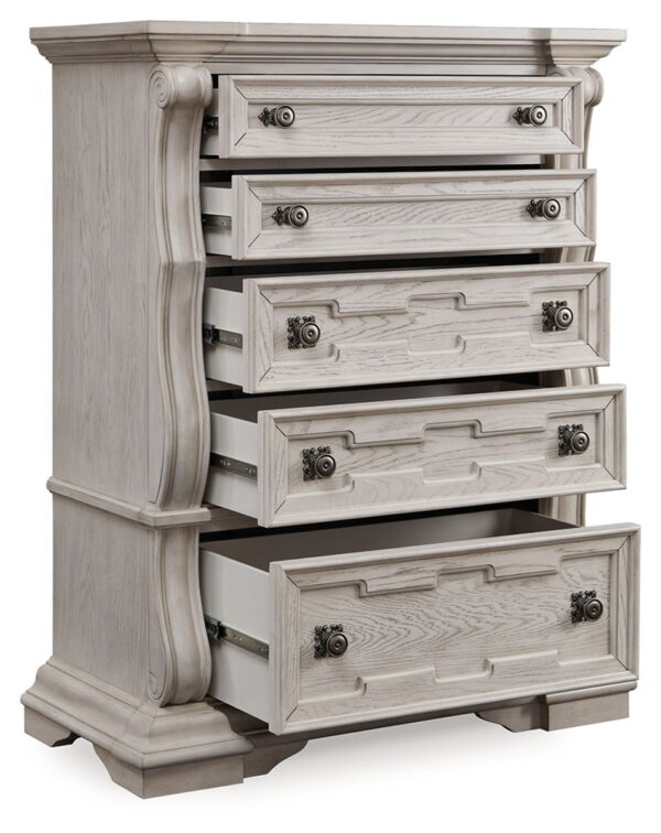 Bruchandi - Antique White - Five Drawer Chest - Image 3