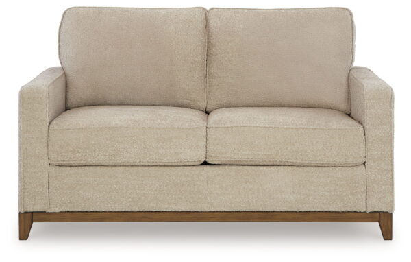 Arendale - Desert - Loveseat With Dark Cushions - Image 4
