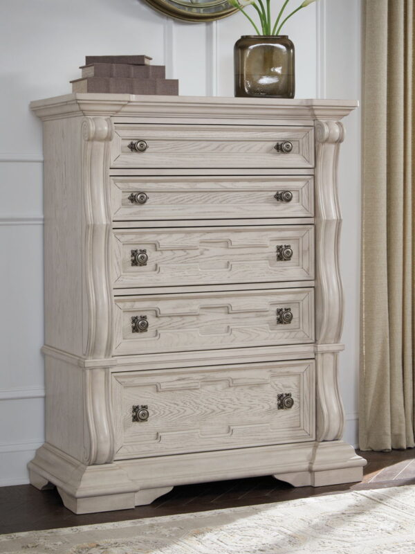 Bruchandi - Antique White - Five Drawer Chest - Image 2