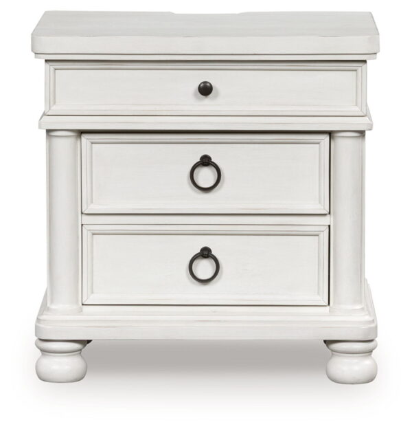 Rowlenstown - Three Drawer Night Stand - Image 4