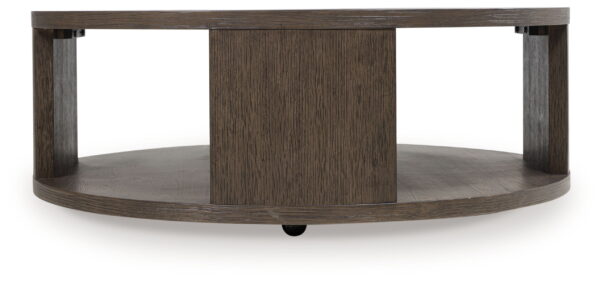 Neo - Rich Brown - Round Cocktail Table - Image 2