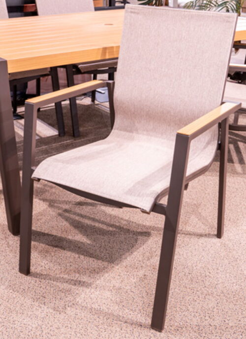 Carmel Highlands - Dark Brown - Sling Arm Chair (Set of 4)