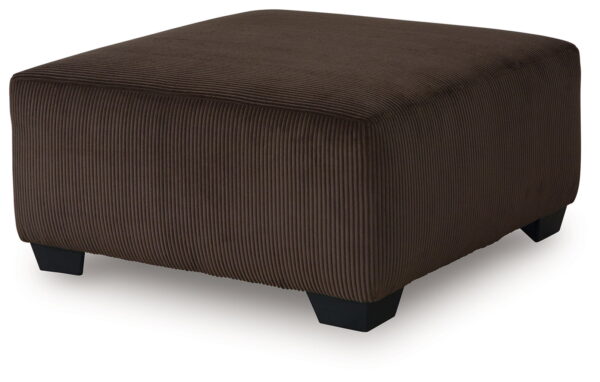 Kimlee - Chocolate - Oversized Accent Ottoman