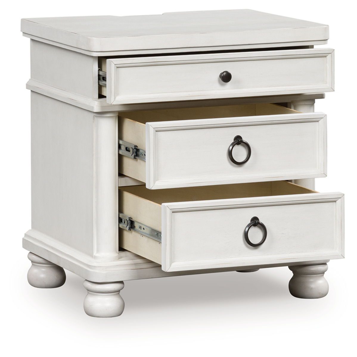 Rowlenstown - Three Drawer Night Stand - Image 7