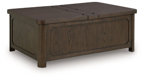 Breckington - Dark Brown - Cocktail Table With Storage