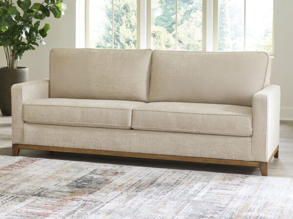 Arendale - Desert - Sofa With Dark Cushions - Image 3