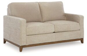 Arendale - Desert - Loveseat With Dark Cushions