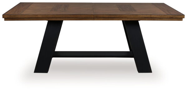Greddinton - Brown / Black - Dining Extension Table - Image 4