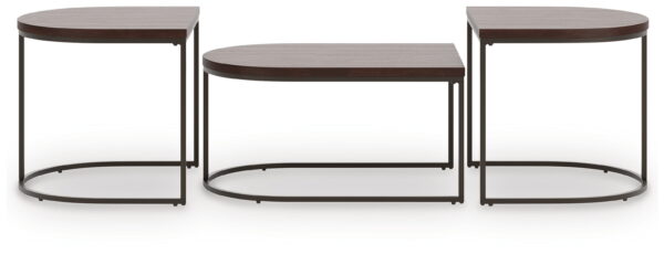 Vanmore - Dark Brown - Occasional Table Set (Set of 3) - Image 4