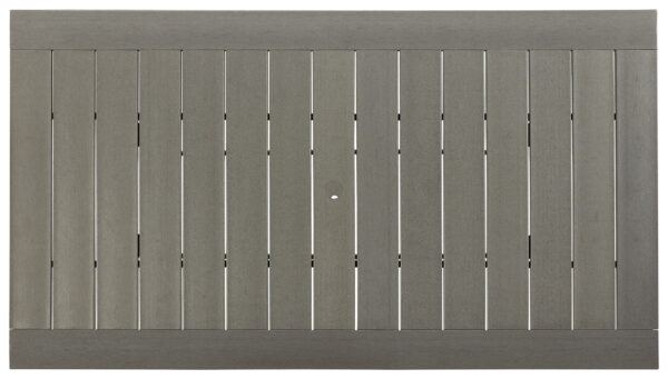 Visola - Gray - RECT Dining Table w/Umb OPT - Image 4