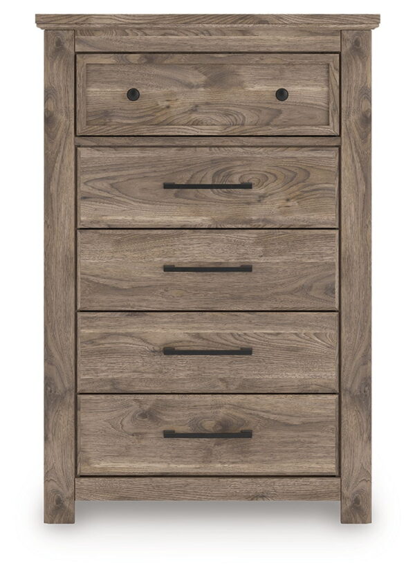 Rusticott - Brown - Five Drawer Chest - Image 3
