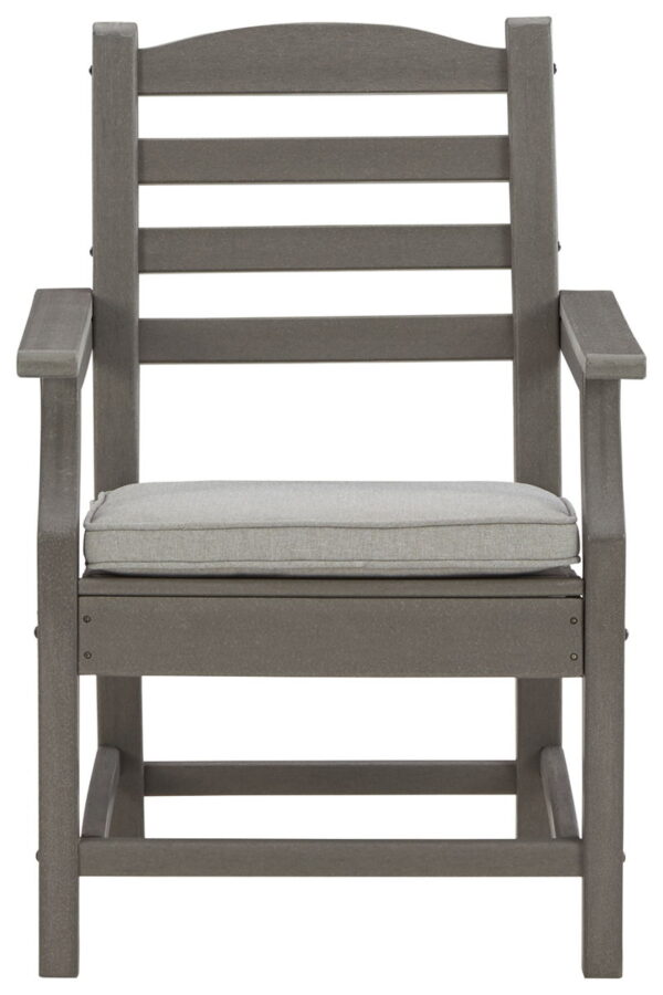 Visola - Gray - Arm Chair With Cushion (Set of 2) - Image 4