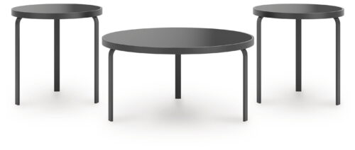 Dorylin - Black - Occasional Table Set (Set of 3)