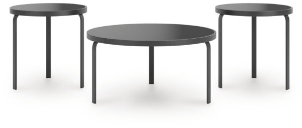 Dorylin - Black - Occasional Table Set (Set of 3)