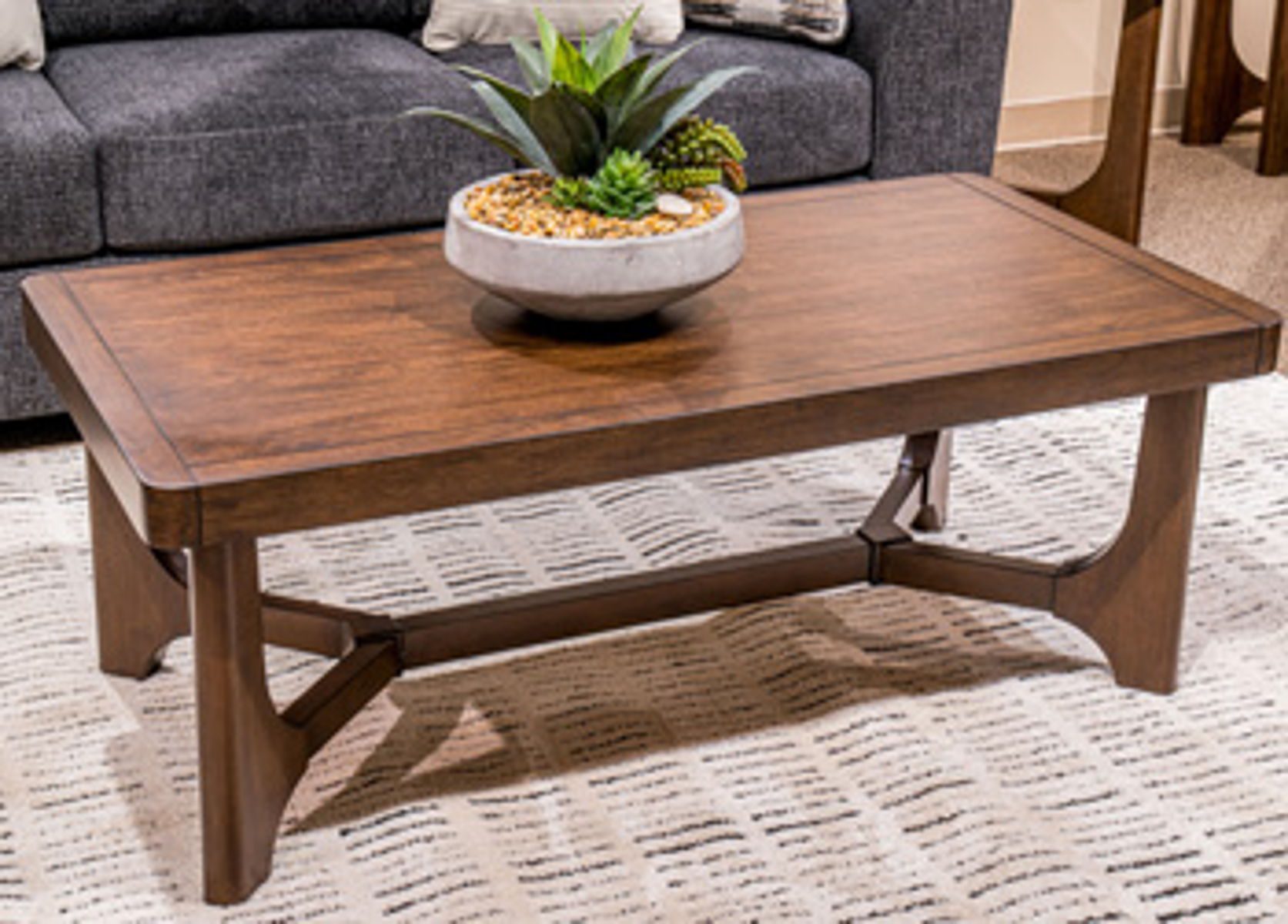 Korestone - Rectangular Cocktail Table