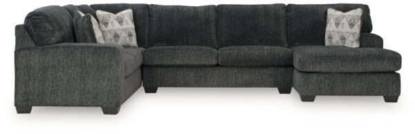 Hollyview - Shadow - 3-Piece Sectional With Raf Corner Chaise - Image 4