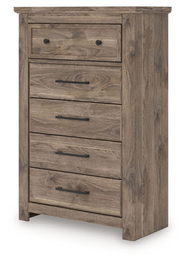 Rusticott - Brown - Five Drawer Chest - Image 2